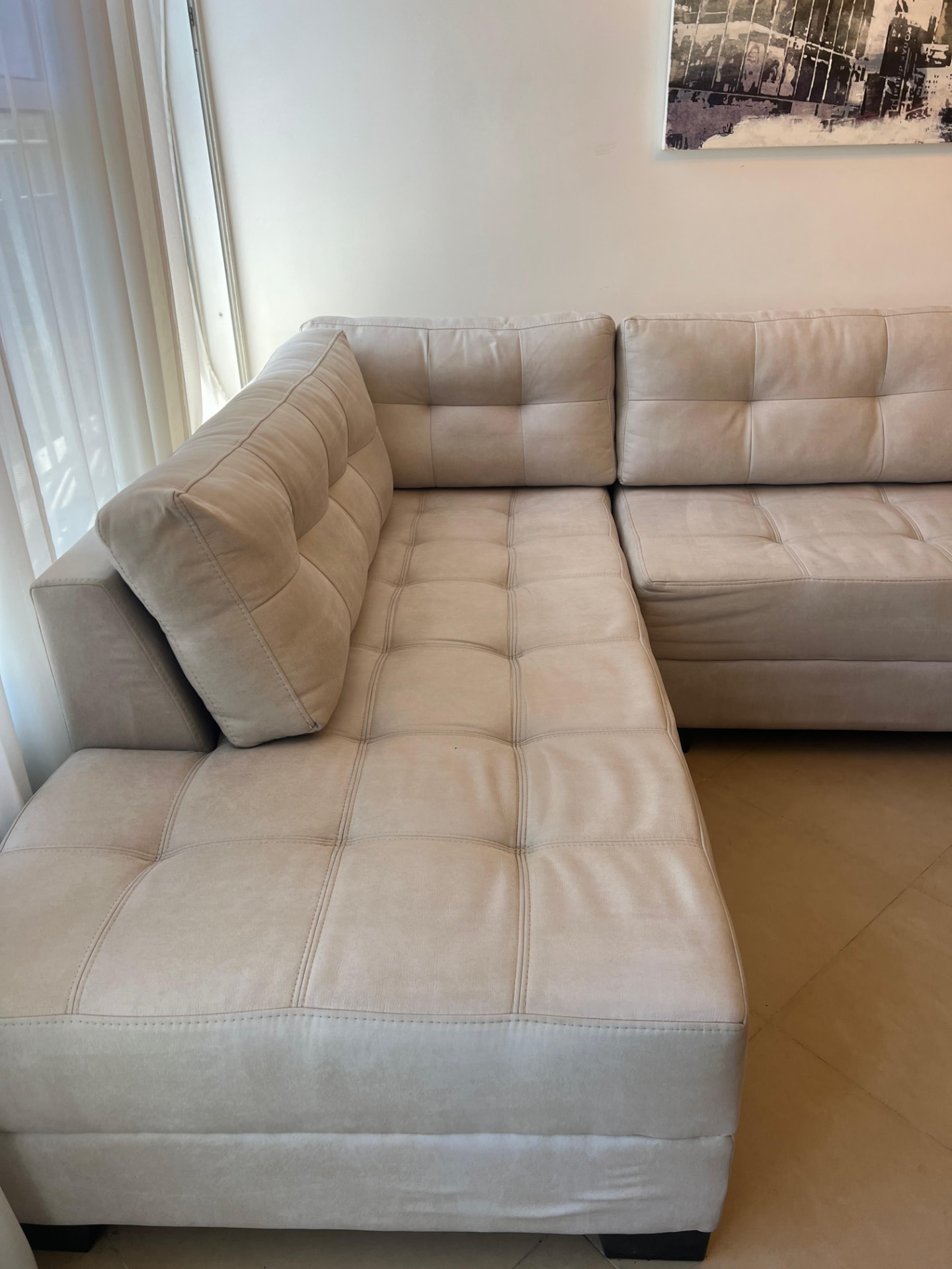 ניקוי ספה — אחרי